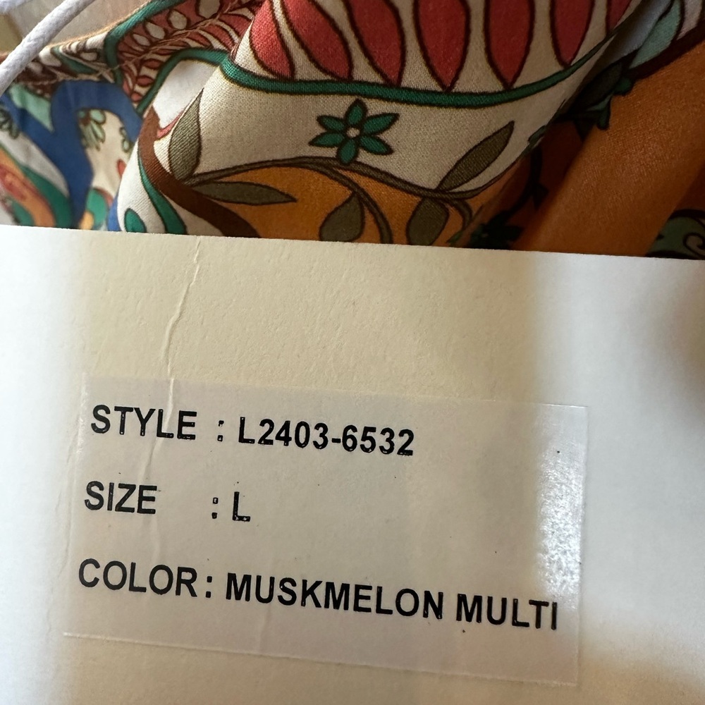 Love The Label - Floral Ruffle Maxi Dress - Multicolor - Picture 5 of 5